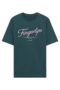 Fingertips T-Shirt Petrol