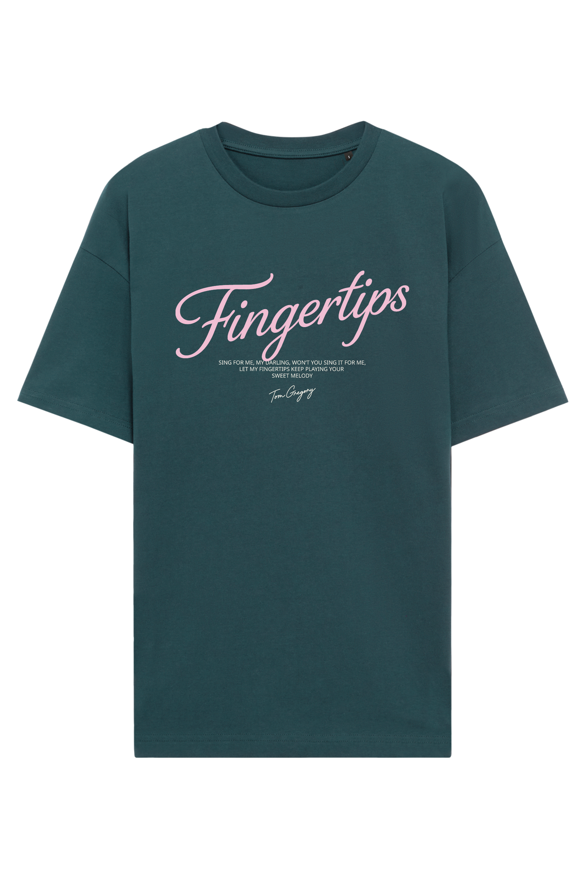 Fingertips T-Shirt Petrol